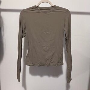 SKIMS Olive Long Sleeve Top
